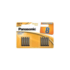Батарейка AAA Alkaline Power щелочная 8pcs Blister Panasonic (LR03T/8B)