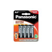 Батарейка AA (R6) Extra Heavy Duty угольно-цинковая 4pcs Blister Panasonic (R6NPT/4B)