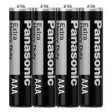 Батарейка AAA (R3) Extra Heavy Duty угольно-цинковая 4pcs Shrink Panasonic (R03NP/4S)