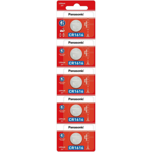 Батарейка CR 1616 Lithium 5pcs Blister Panasonic (CR-1616/5BE) – Panasonic