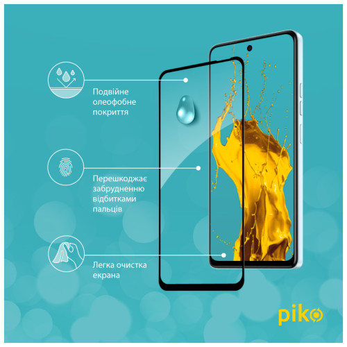 Скло захисне Piko Full Glue ESD Tecno POP 10 Black (1283126627989) – Piko (вид 4)