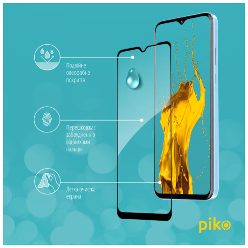 Скло захисне Piko Full Glue ESD ZTE Blade A73 5G Black (1283126620775) – Piko (вид 4)