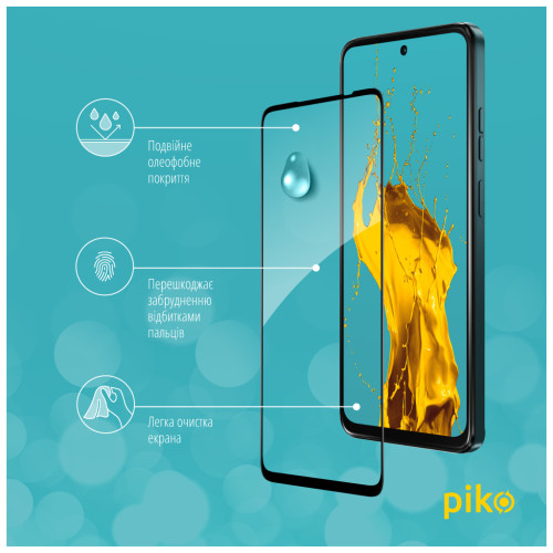 Скло захисне Piko Full Glue Moto G15 Black (1283126620546) – Piko (вид 4)