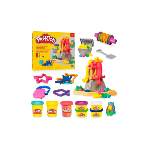 Набор для творчества Hasbro Play-Doh Volcano Treasure Adventure (F8789) – Hasbro (вид 1)