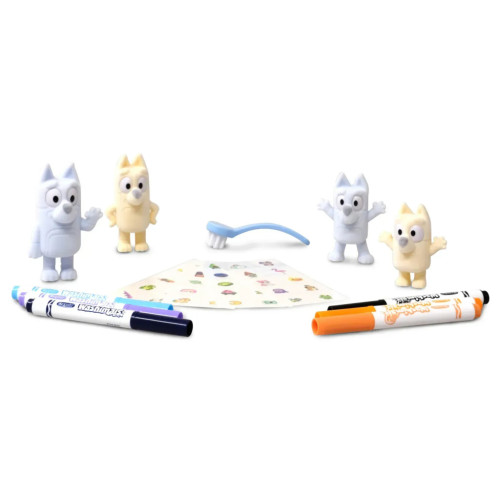 Набор для творчества Crayola Washimals Bluey 4 characters, 6 markers (74-0253) – Crayola (вид 1)