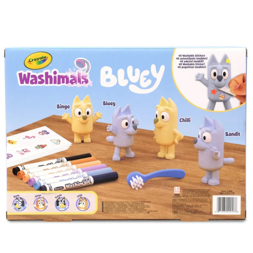 Набор для творчества Crayola Washimals Bluey 4 characters, 6 markers (74-0253) – Crayola (вид 2)
