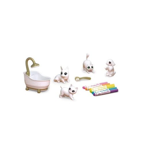 Набор для творчества Crayola Washimals Glam Pets with Bathtub 4 Pets and 6 Markers (74-7453) – Crayola (вид 2)