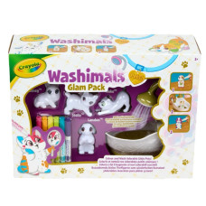 Набор для творчества Crayola Washimals Glam Pets with Bathtub 4 Pets and 6 Markers (74-7453)