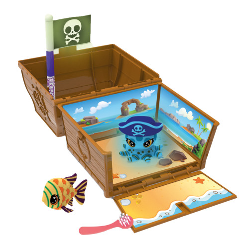 Набор для творчества Crayola Treasure chest, 2 animal figures, and 3 felt-tip pens (74-7510-W) – Crayola (вид 1)