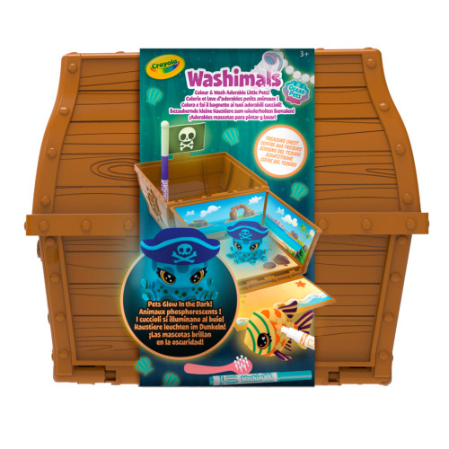 Набор для творчества Crayola Treasure chest, 2 animal figures, and 3 felt-tip pens (74-7510-W) – Crayola