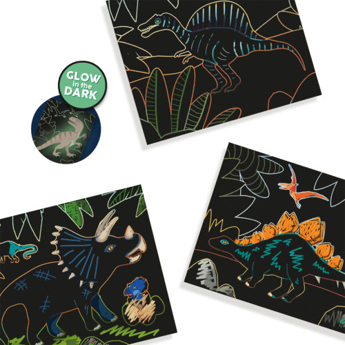 Набор для творчества Ses Creative Scratch Art Amazing Dinosaurs (14285S) – Ses Creative (вид 3)