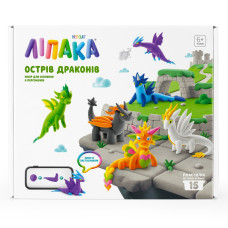 Набор для творчества Lipaka Dragon Island (mega modeling clay set) (15035-UA01)