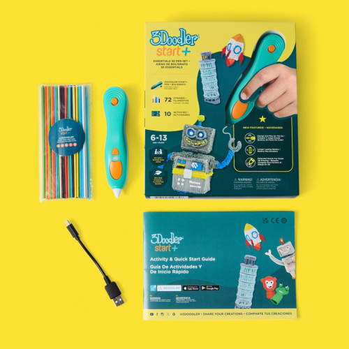 3D - ручка 3Doodler Start Plus for Children's Creativity Creative Plus (72 sticks) (SPLUS EFG) – 3Doodler Start (вид 1)