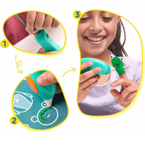 3D - ручка 3Doodler Start Plus for Children's Creativity Megacreative (147 rods, 9 templates) (3DS2B-011) – 3Doodler Start (вид 2)