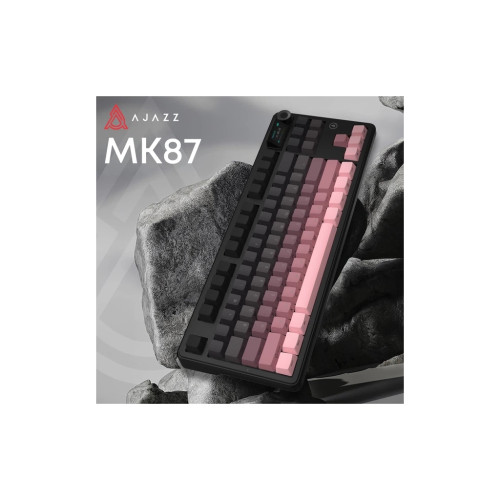 Клавіатура Ajazz MK87 Pitaya RGB Wireless/Bluetooth/USB UA Black/Pink (MK87-P-S-P) – Ajazz (вид 2)