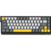 Клавіатура Ajazz x NacodeX NK68 V2 Red Switch LED USB UA Black/Grey/Yellow (NK68-V2-R-BGY) – Ajazz (вид 1)