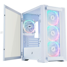 Корпус для ПК 1stPlayer T4-G-WH-4FS7-W