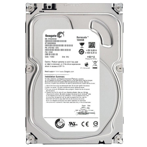 Жесткий диск Seagate 3.5" 1TB (# ST1000DM000 #) – Seagate