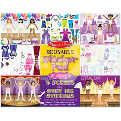 Набір для творчості Melissa&Doug Багаторазові вінілові стікери (MD14198) – Melissa&Doug
