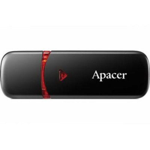 USB флеш накопичувач Apacer 64GB AH333 black USB 2.0 (AP64GAH333B-1) – APACER