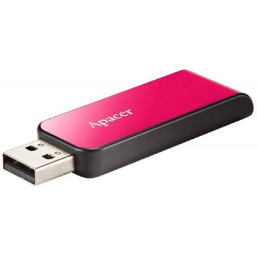 USB флеш накопичувач Apacer 64GB AH334 pink USB 2.0 (AP64GAH334P-1) – APACER (вид 3)