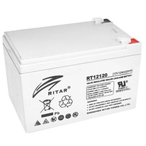 Батарея до ДБЖ Ritar AGM RT12120, 12V-12Ah (RT12120) – Ritar