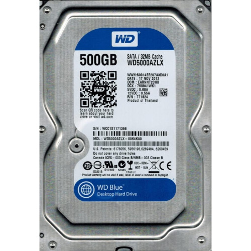 Жесткий диск 3.5" 500Gb WD (WD5000AZLX) – WD