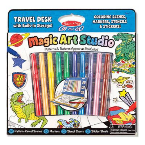 Набір для творчості Melissa&Doug Раскраска, наклейка, трафарет (MD5240) – Melissa&Doug