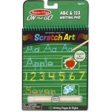 Набор для творчества Melissa&Doug Альбом царапок Буквы и цифры (MD9142)