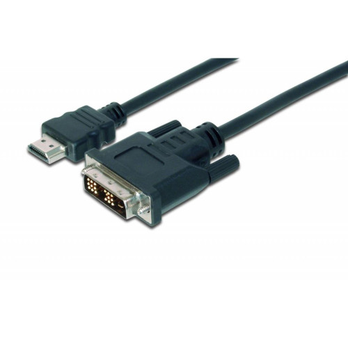 Кабель мультимедійний HDMI M to DVI M 2.0m 18+1pin Assmann (AK-330300-020-S) – ASSMANN