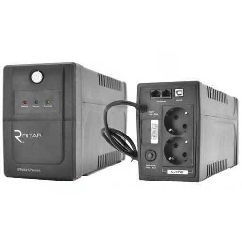 Пристрій безперебійного живлення Ritar RTP800L-U (480W) Proxima-L (RTP800L-U) – Ritar