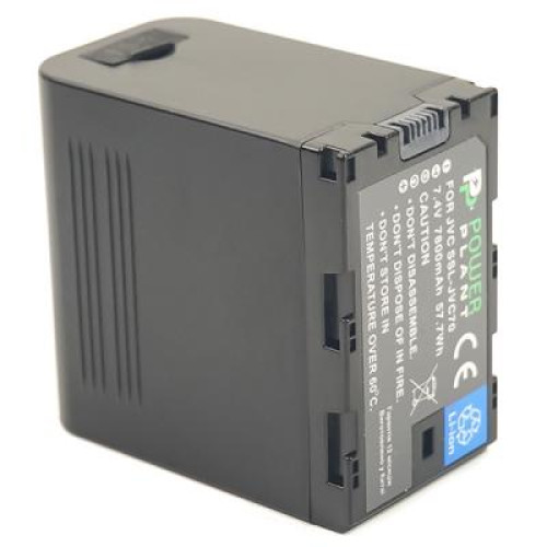 Акумулятор до фото/відео PowerPlant JVC SSL-JVC70, 7800mAh (CB970063) – PowerPlant