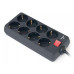 Мережевий фільтр живлення REAL-EL REAL-EL RS-8 PROTECT, 3m, black (EL122300022) – REAL-EL (вид 3)