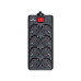 Мережевий фільтр живлення REAL-EL REAL-EL RS-8 PROTECT, 3m, black (EL122300022) – REAL-EL