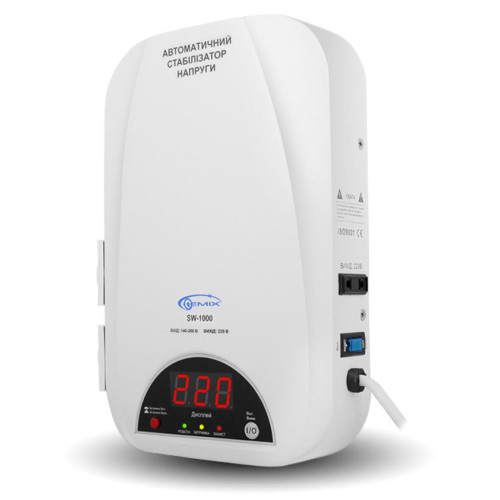 Стабілізатор напруги Gemix SW-1000 – GEMIX