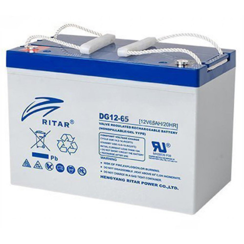 Батарея до ДБЖ Ritar GEL DG12-65 12V-65Ah (DG12-65) – Ritar