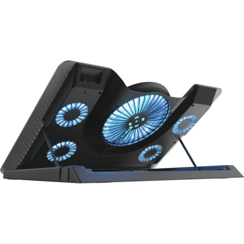 Подставка для ноутбука Trust GXT 1125 Quno (17.3") Blue LED Black (23581_TRUST) – Trust (вид 3)