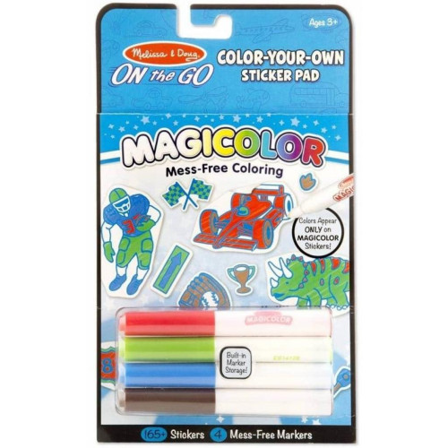 Набор для творчества Melissa&Doug Магические наклейки-раскраски (MD9130) – Melissa&Doug