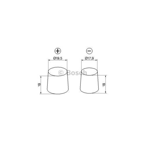 Акумулятор автомобільний Bosch 60А (0 092 S40 040) – BOSCH (вид 2)