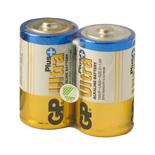 Батарейка Gp D GP Ultra Plus LR20 (Shrink) * 2 (13AUP21-S2 / 4891199219269) – Gp
