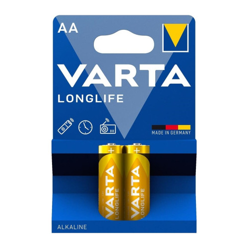 Батарейка Varta AA Longlife щелочная * 2 (04106101412) – Varta