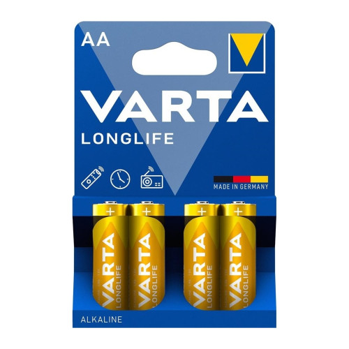 Батарейка Varta AA Longlife LR6 * 4 (04106101414) – Varta