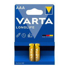 Батарейка Varta AAA Longlife щелочная * 2 (04103101412)