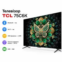Телевизор TCL 75C6K