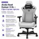 Крісло ігрове Anda Seat Kaiser 3 Fabric Size XL Grey (AD12YDC-XL-01-G-PV/F)