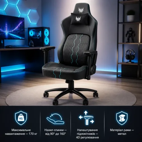 Кресло игровое Acer PREDATOR RIFT PRO (GP.GCR11.00V) – Acer (вид 3)