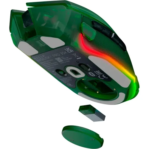 Мишка Razer Basilisk V3 Pro 35K Wireless/Bluetooth/USB Phantom Green (RZ01-05240300-R3G1) – Razer (вид 3)