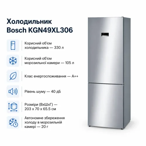 Холодильник Bosch KGN49XL306 – BOSCH