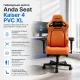 Крісло ігрове Anda Seat Kaiser 4 PVC Size XL Orange (AD12YDDC-XLL-20-O-PV/C)