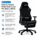 Кресло игровое Anda Seat Fabric Luna Pro Size L Black (AD18T-44-B-F) – Anda Seat